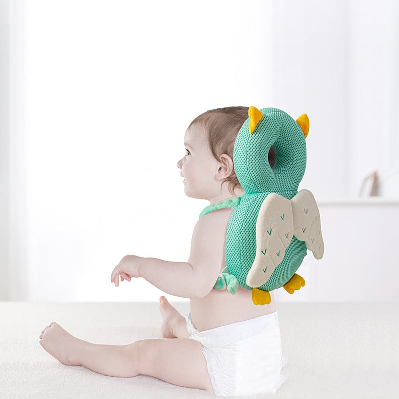 Protetor de Cabeça Asas de Anjo – Segurança leve como nuvem ☁️🧸