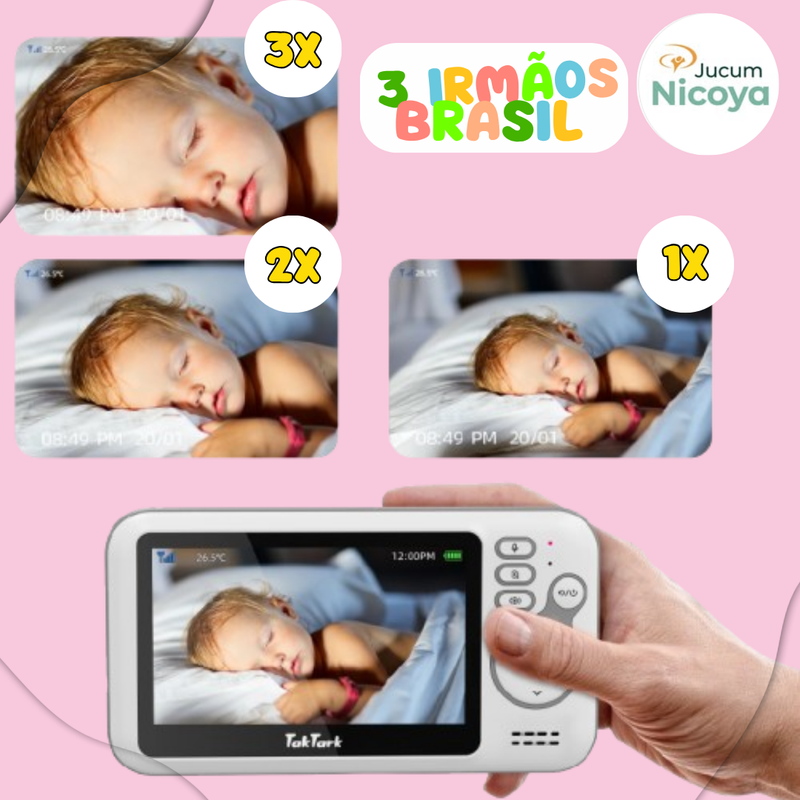 Câmera Premium de Monitoramento para Bebês – Segurança e Tranquilidade em Tempo Real