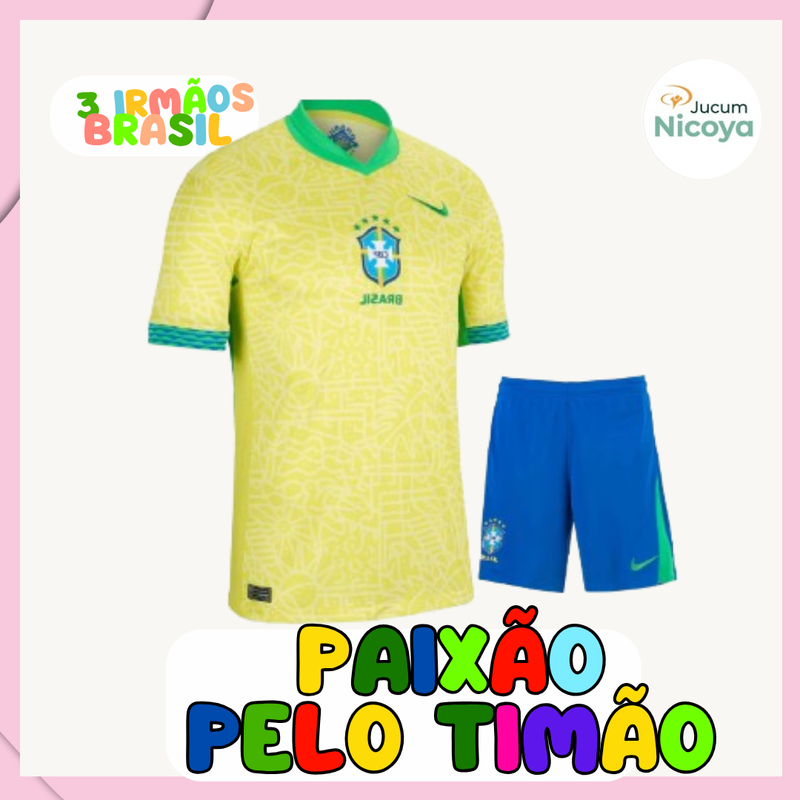 Vista a Paixão Pelo Brasil! Junte o seu Pequeno com os Milhares de Torcedores