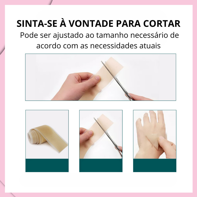 Folhas de Silicone Redutoras de Cicatrizes - ELAIMEI