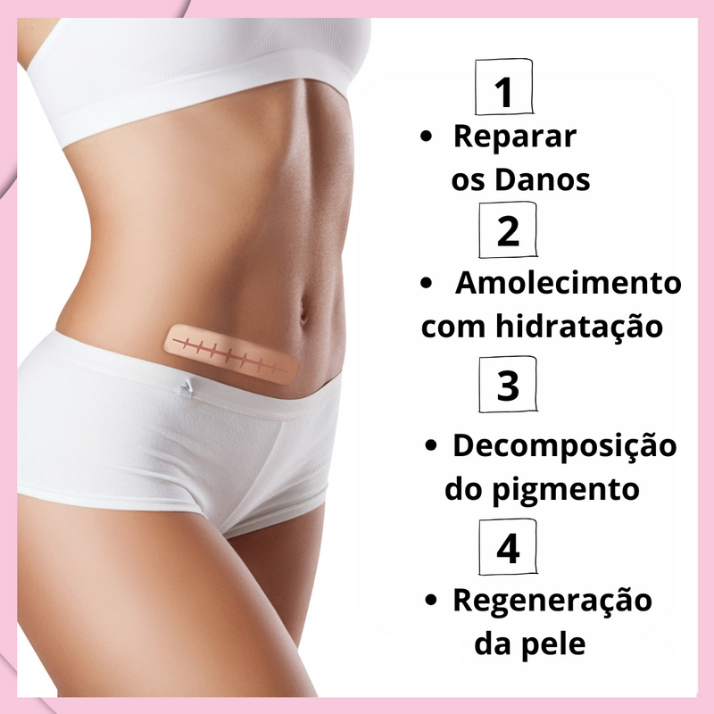 Folhas de Silicone Redutoras de Cicatrizes - ELAIMEI