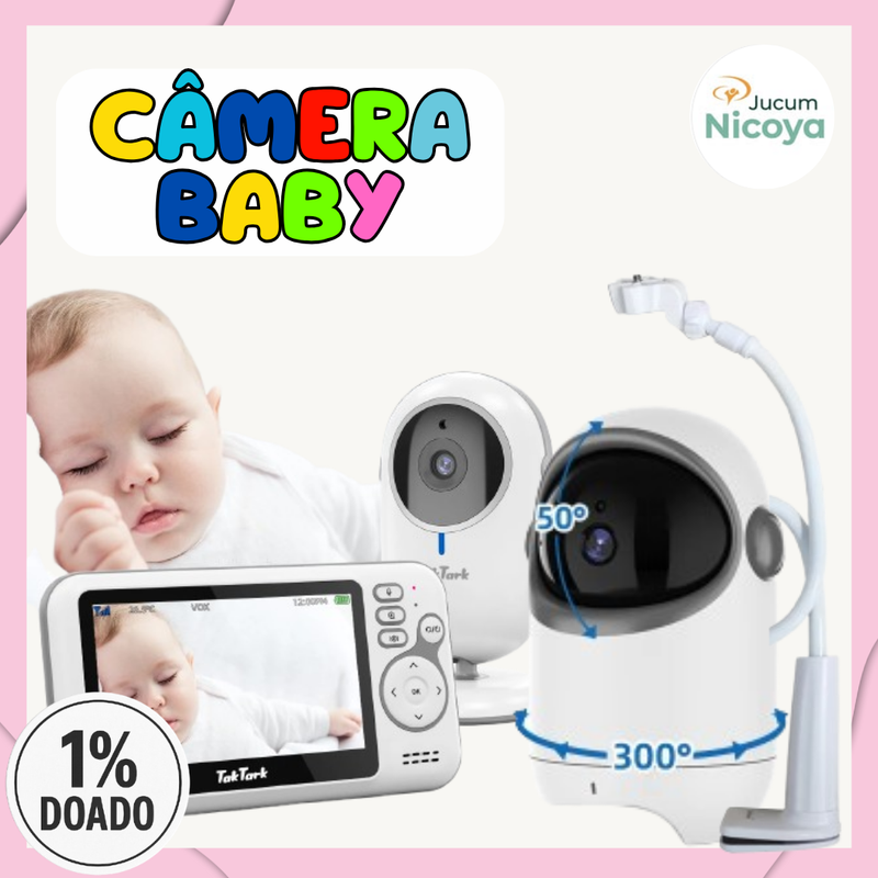 Câmera Premium de Monitoramento para Bebês – Segurança e Tranquilidade em Tempo Real
