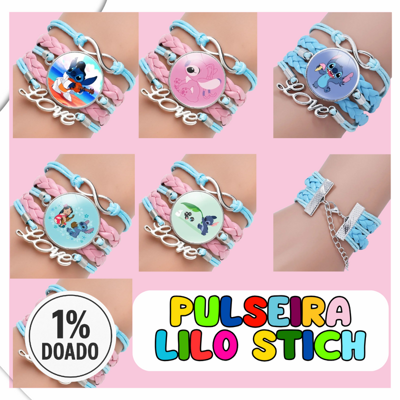 Pulseira Lilo Stitch