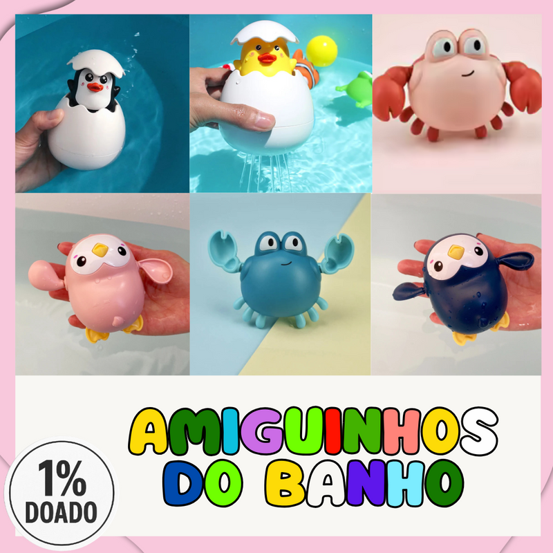 COMBO C/2 Amiguinhos do Banho - NOVOS AMIGUINHOS PARA O BANHO