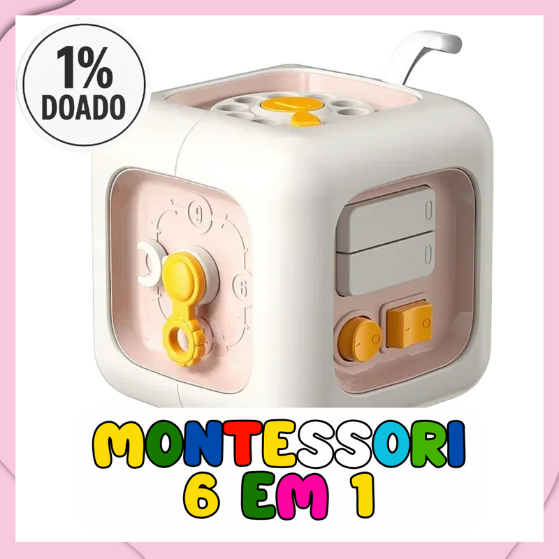 Cubo 6 em 1 Montessoriana