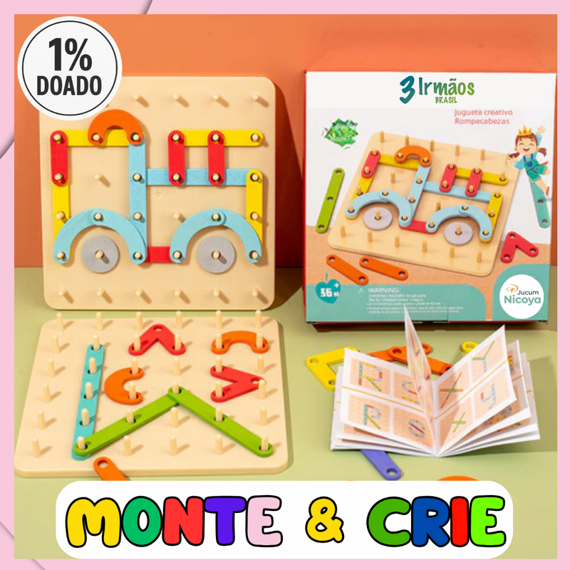 Brinquedo Montessoriano de Montagem – Liberdade para Criar, Aprender e Crescer